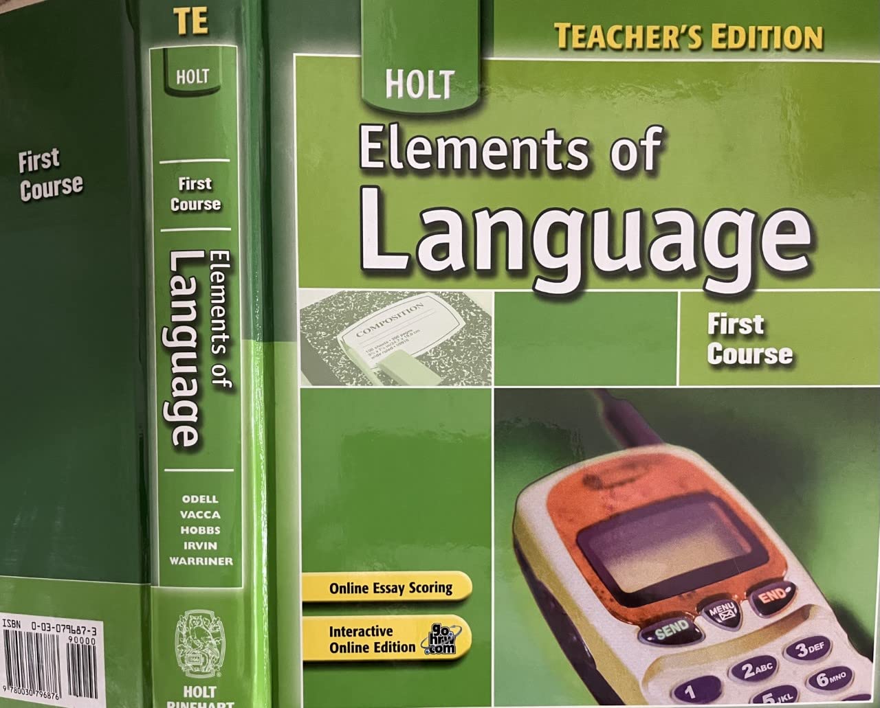 Holt Elements of Language: First Course, Teacher's Edition - Picture 1 of 1