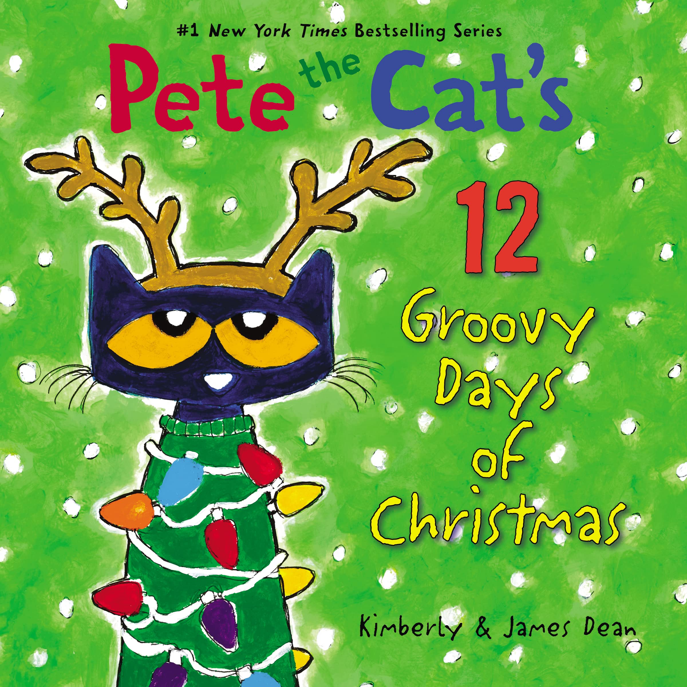 Pete the Cat's 12 Groovy Days of Christmas: A Christmas Holiday Book for Kid... - Foto 1 di 1