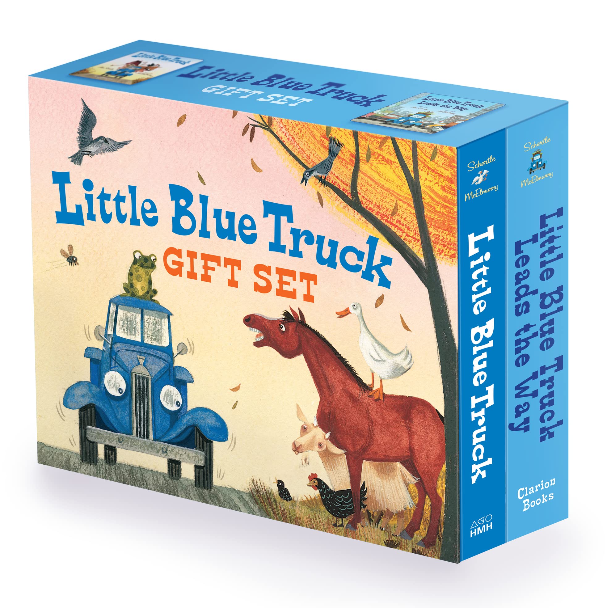 Little Blue Truck 2-Book Gift Set: Little Blue Truck Board Book, Little Blue…