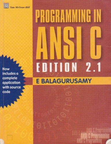 Programming in ANSI C Edition 2.1