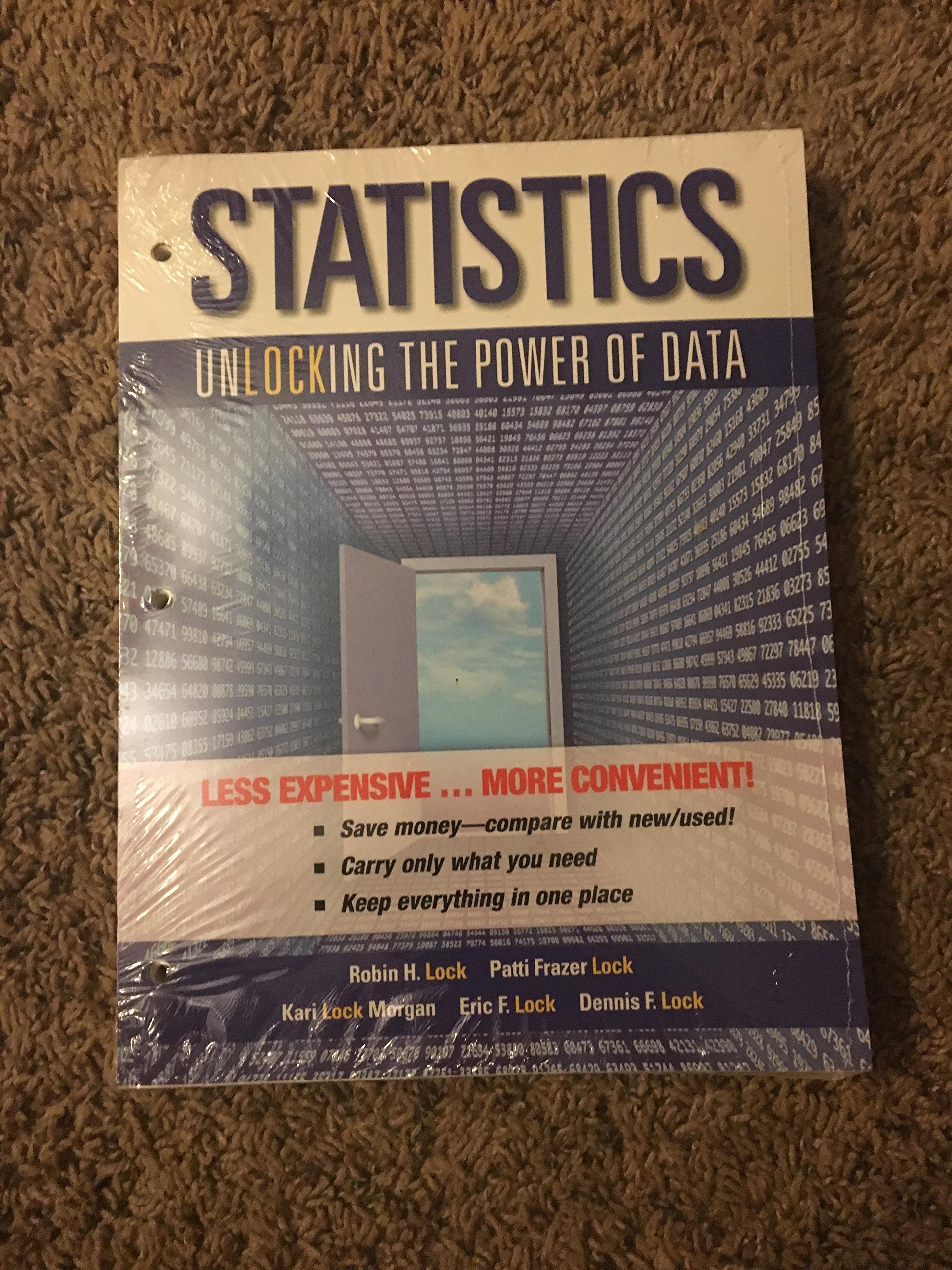 Statistics: Unlocking the Power of Data – hardcover Lock, Robin H.|Frazer Lo…