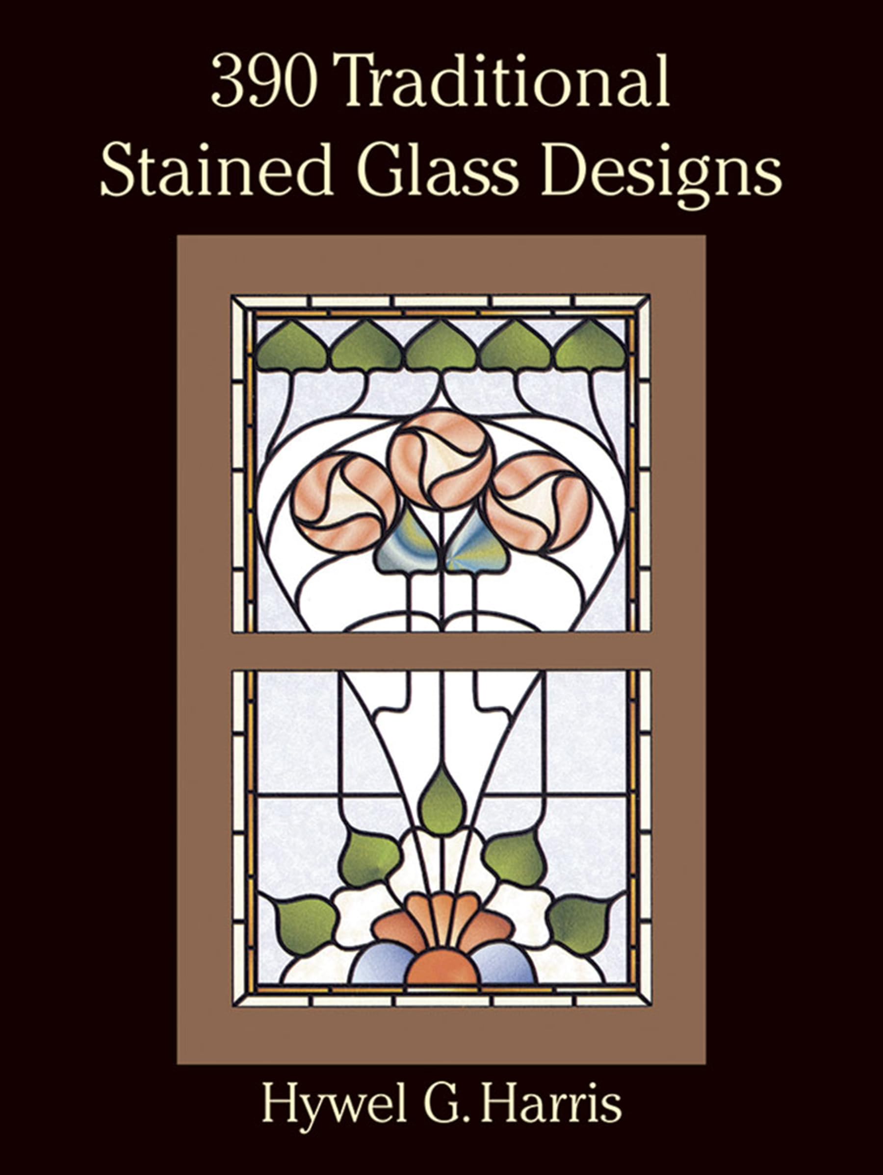 390 Traditional Stained Glass Designs (Dover Crafts: Stained Glass) – paperb…