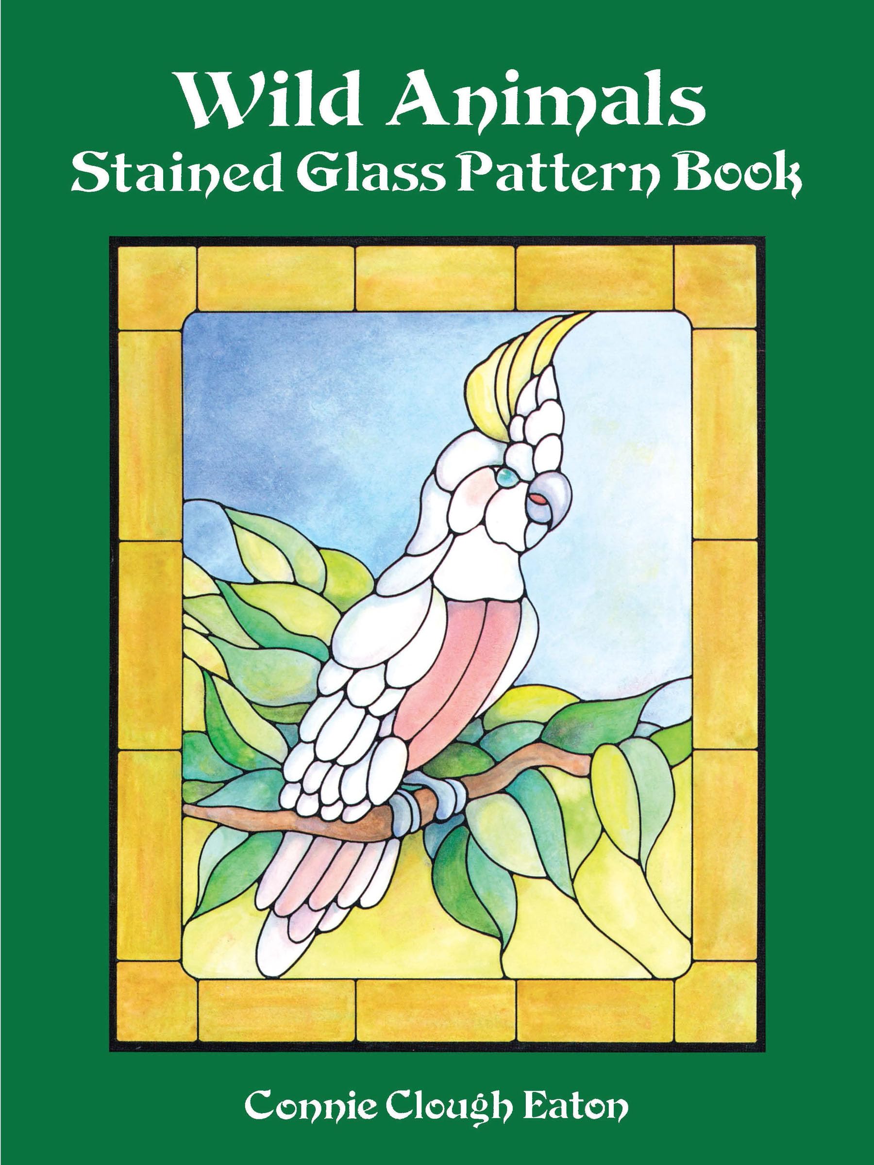 Wild Animals Stained Glass Pattern Book (Dover Crafts: Stained Glass)