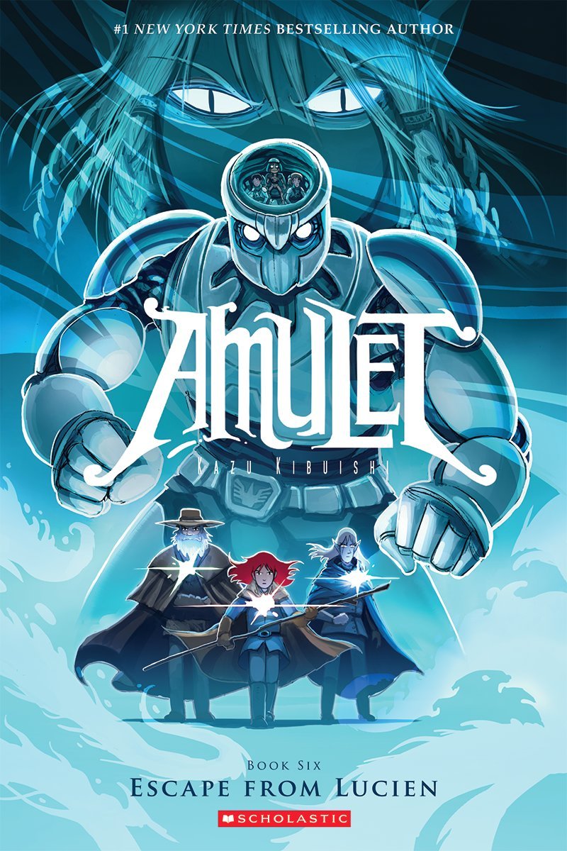 Escape from Lucien: A Graphic Novel (Amulet #6) – paperback Kibuishi, Kazu