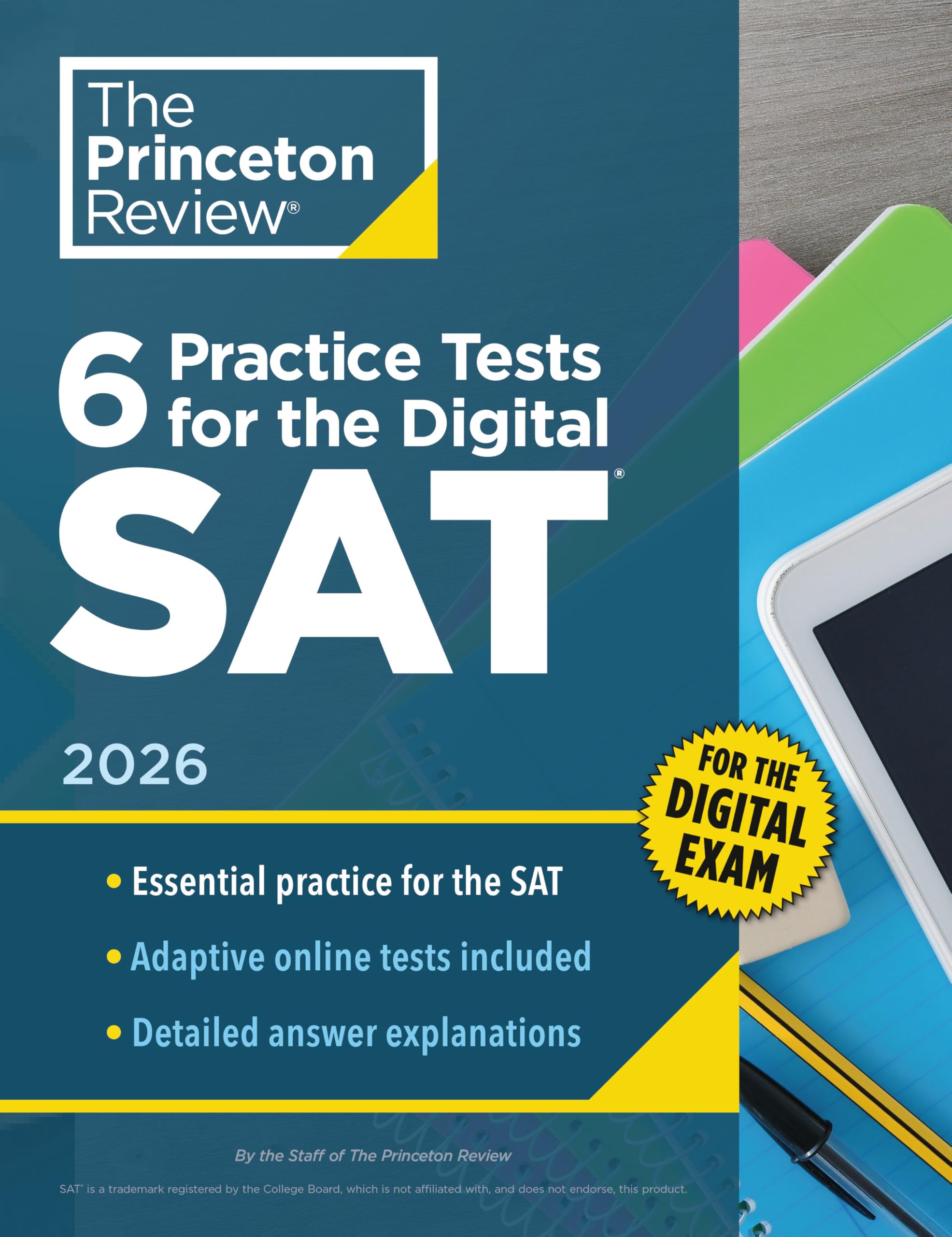 6 Practice Tests for the Digital SAT, 2026: In-Book + Online Practice Tests …