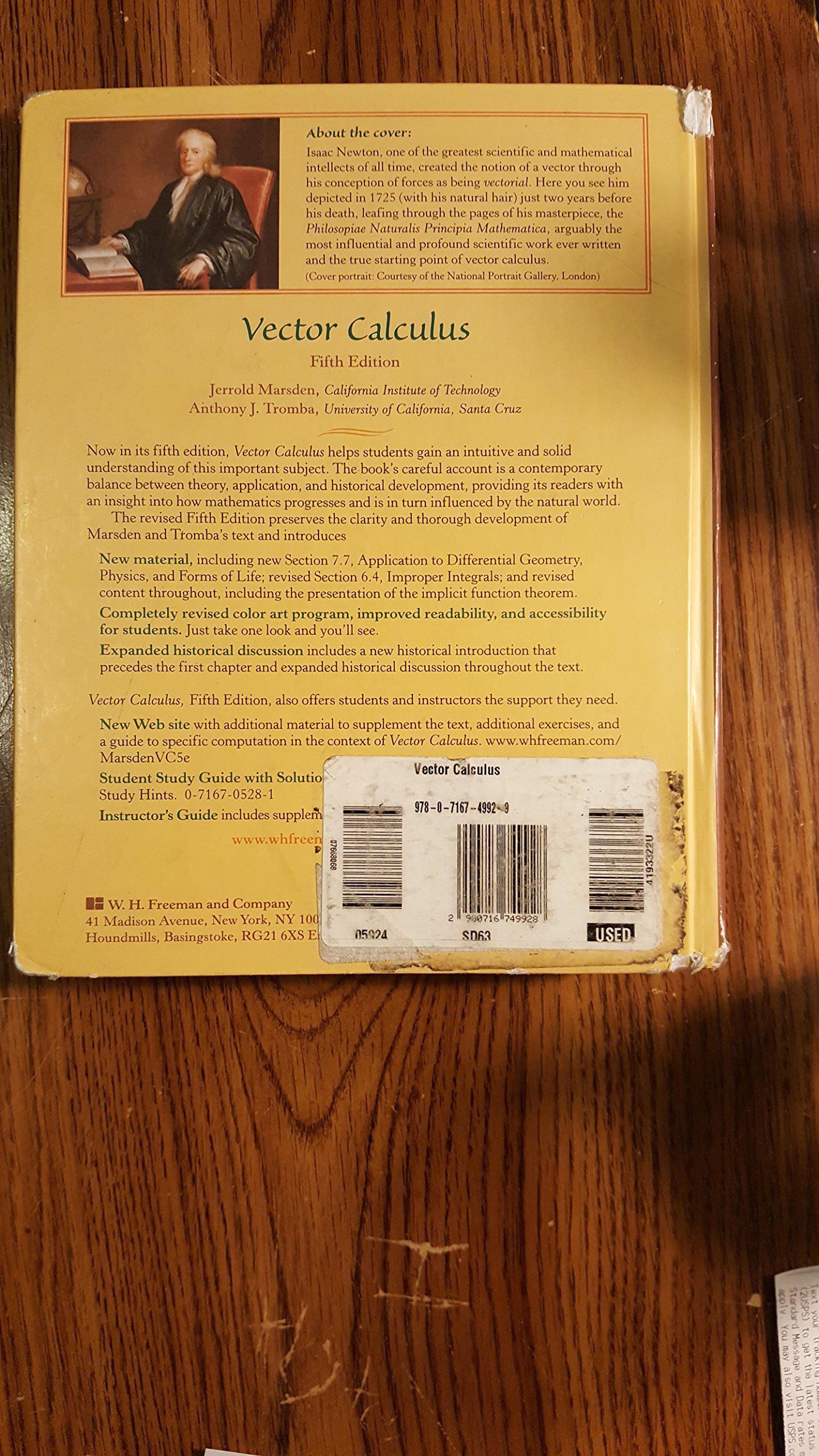 Vector Calculus - Picture 1 of 1