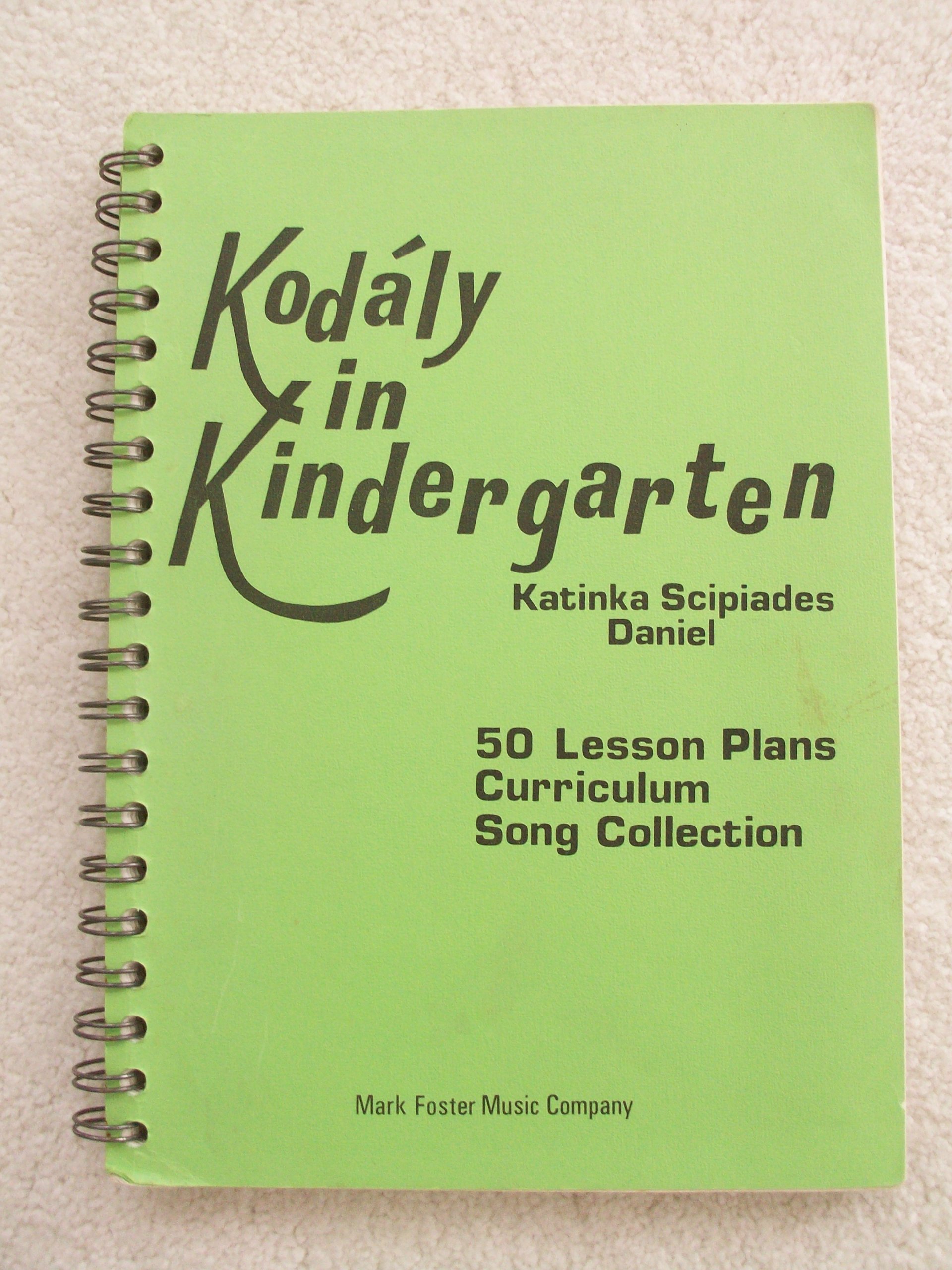 Kodaly in Kindergarten: 50 Lesson Plans, Curriculum, Song Collection - Picture 1 of 1