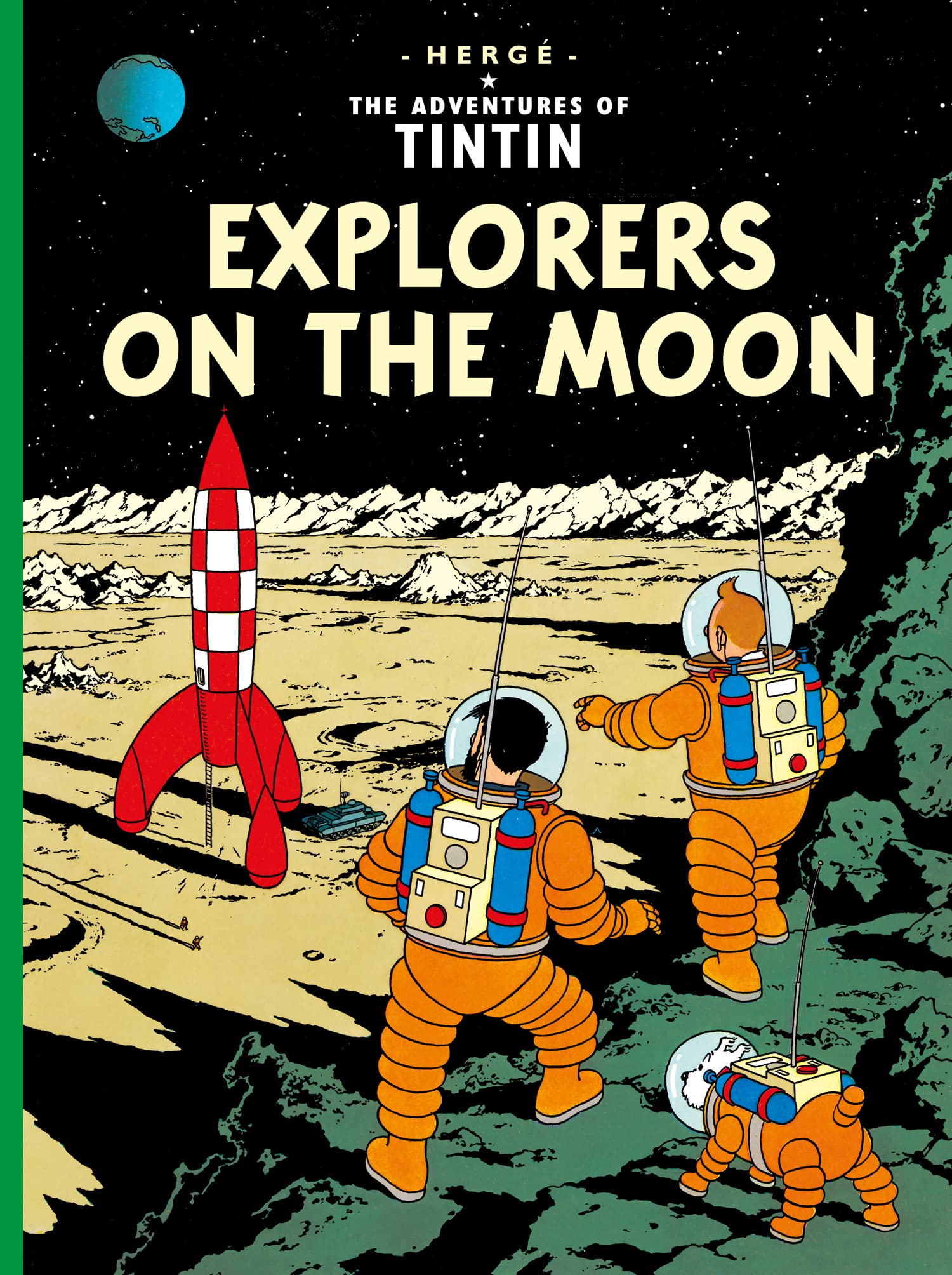 Explorers on the Moon (Adventures of Tintin) – hardcover Herge
