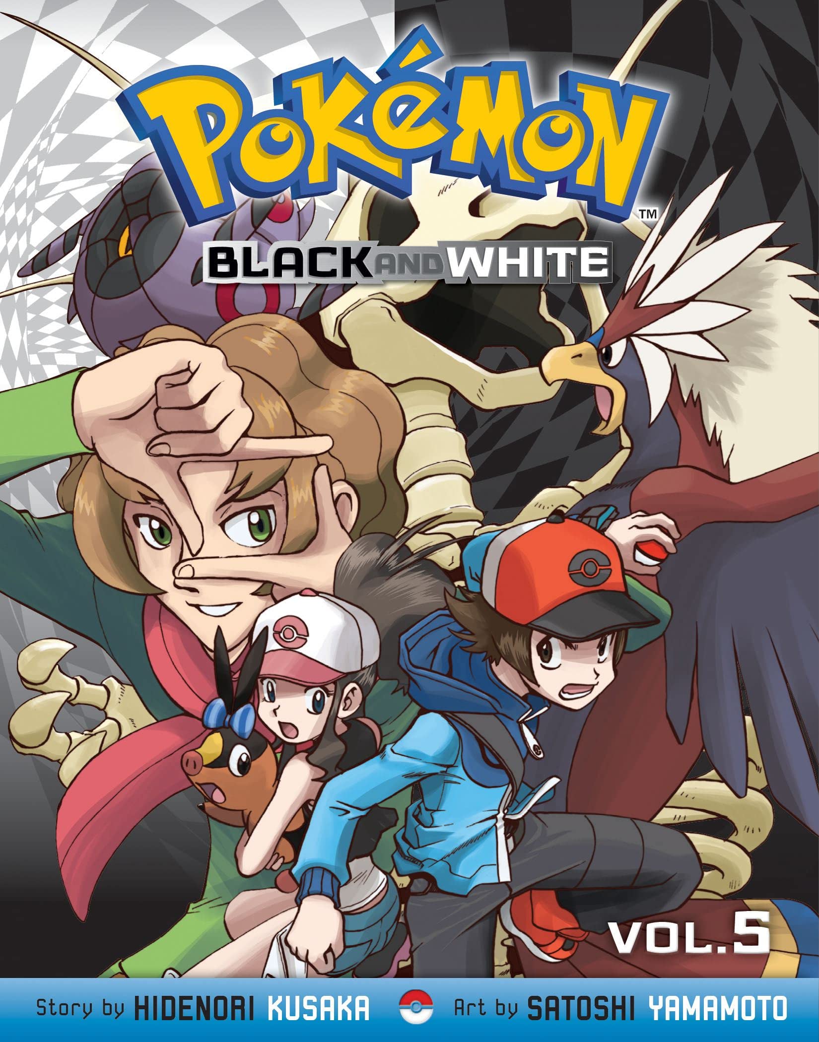 Pokémon Black and White, Vol. 5 (5) – paperback Yamamoto, Satoshi|Kusaka, H…