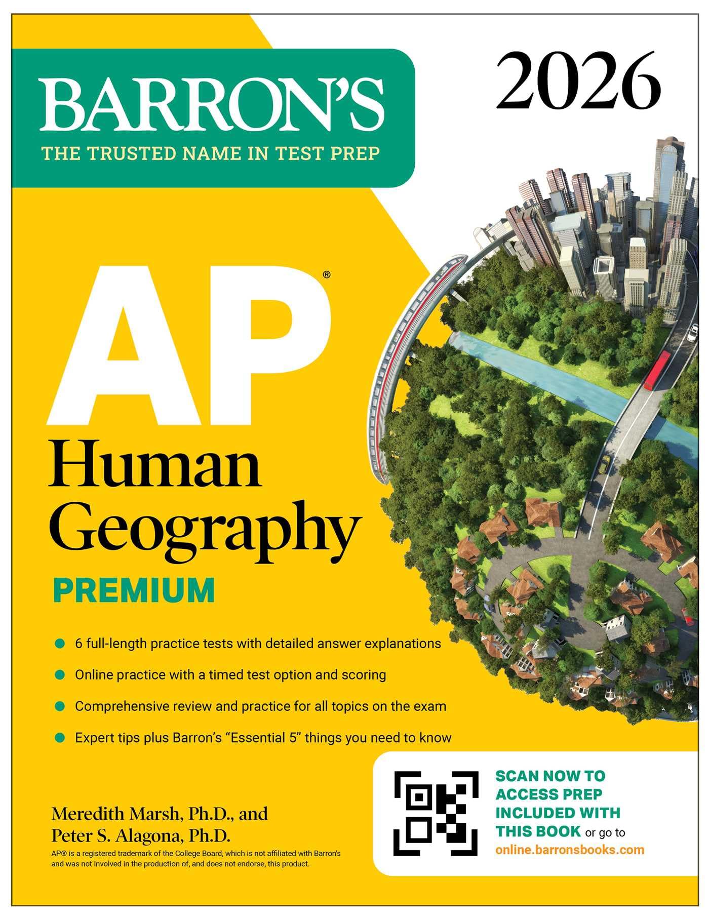 AP Human Geography Premium, 2026: Prep Book with 6 Practice Tests+ Comprehen…