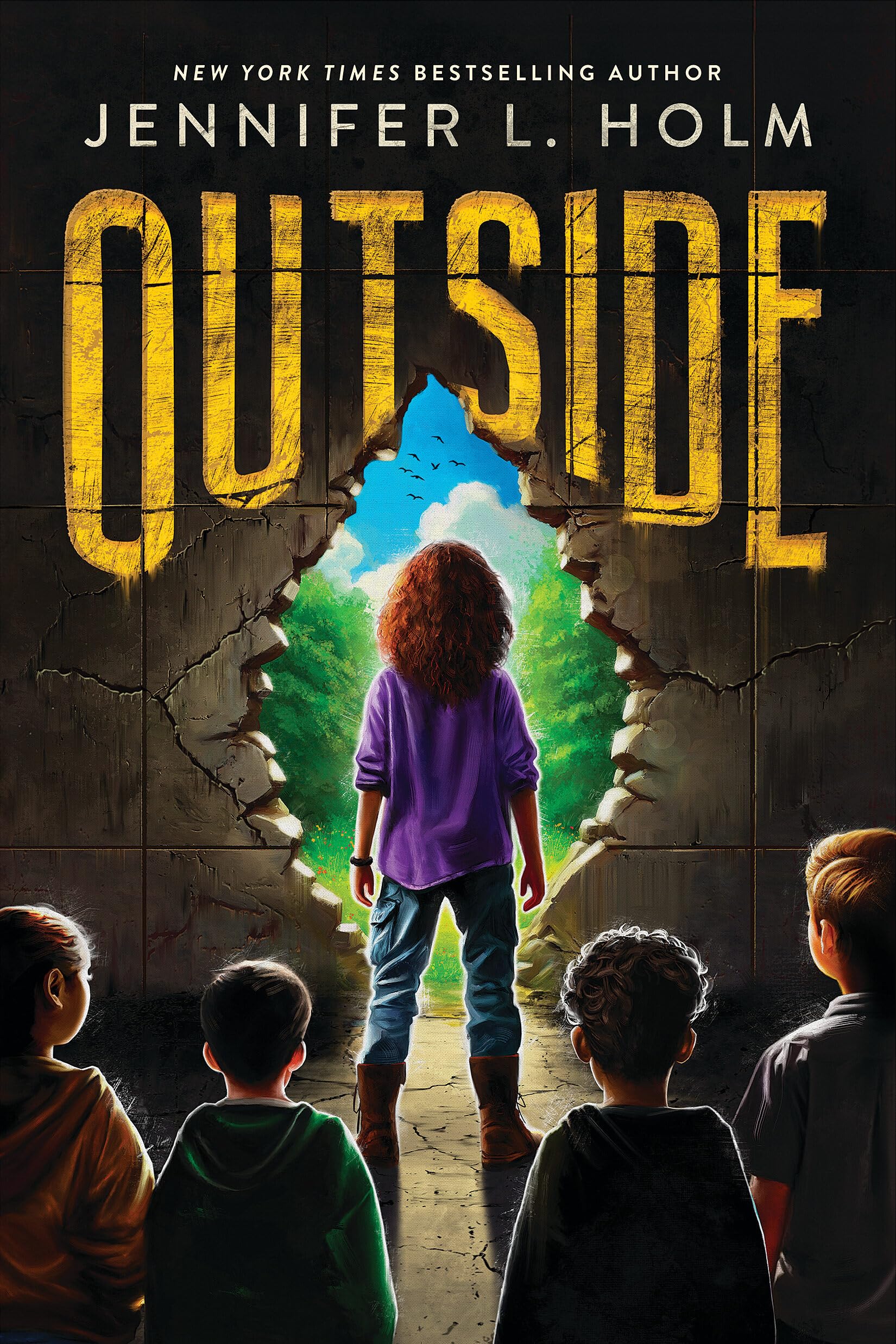 Outside