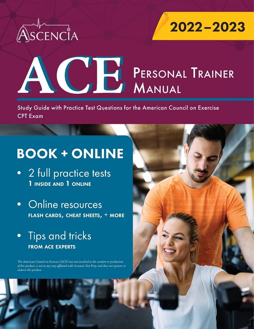ACE Personal Trainer Manual: Study Guide with Practice Test Questions for th…
