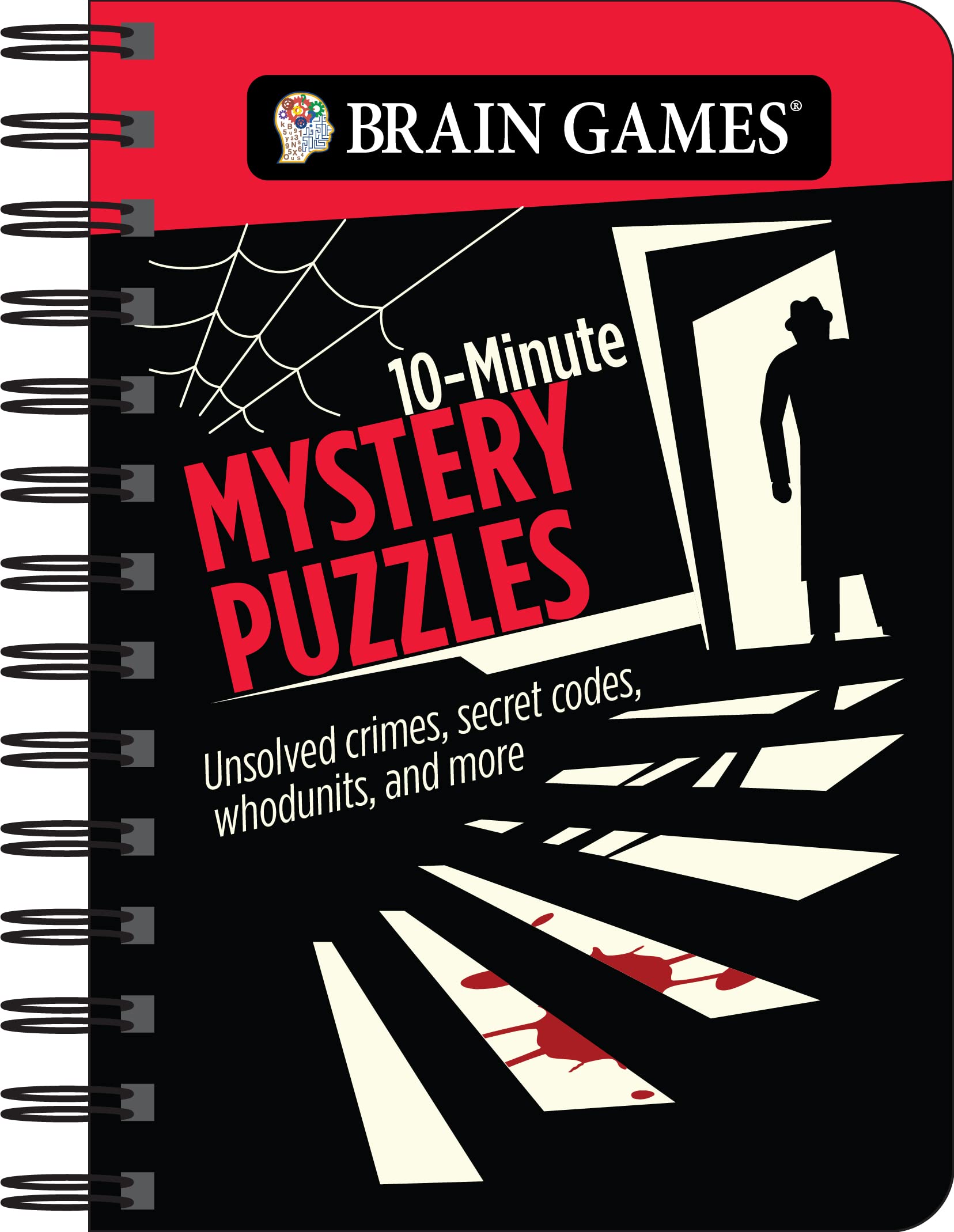 Brain Games – To Go – 10-Minute Mystery Puzzles: Unsolved Crimes, Secret Cod…