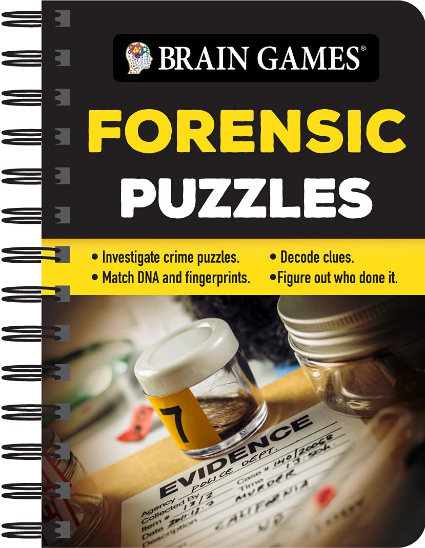 Brain Games – To Go – Forensic Puzzles: Investigate Crime Puzzles – Match DN…