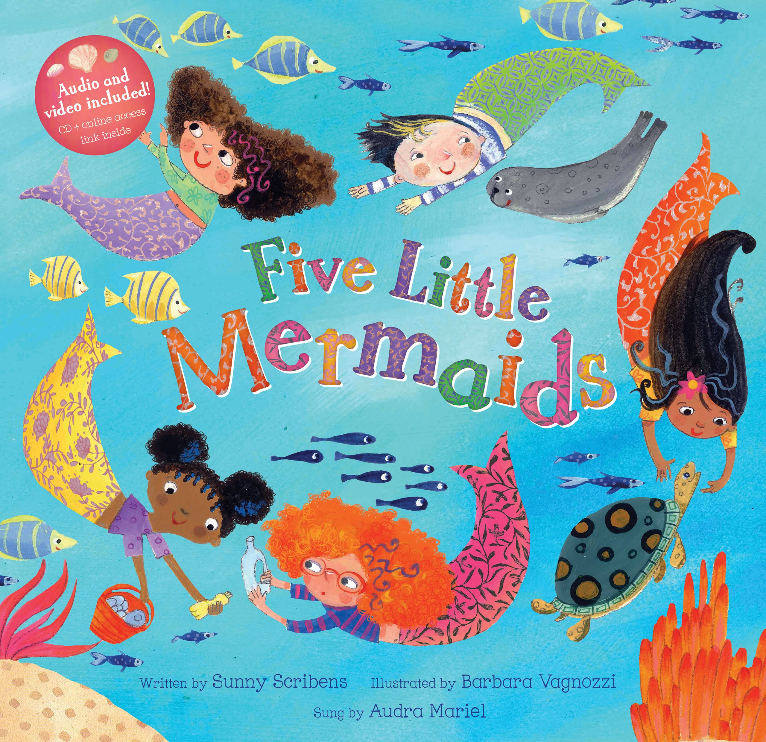 Five Little Mermaids (Barefoot Singalongs) – paperback Scribens, Sunny|Marie…