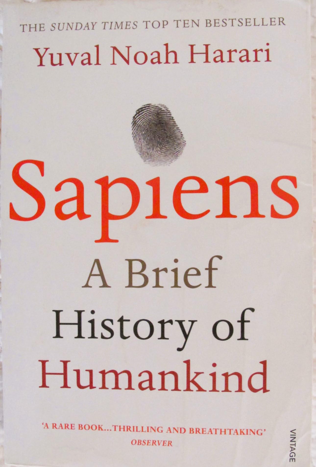 By Yuval Noah Harari Sapiens A Brief History of Humankind Paperback – 30 Apr…
